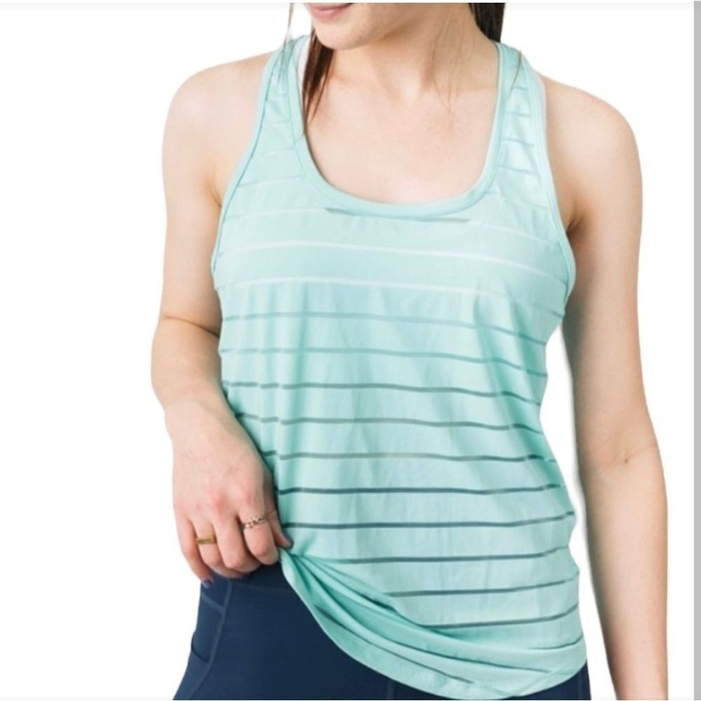 Zyia Caribbean Blue Havana Tank Top Size S